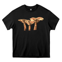 Black lactarius rufus mushroom Heavy Core Tee - LillyAllenDesigns