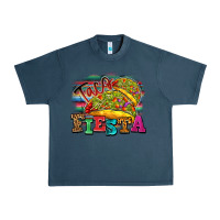 Midnight Navy Taco Fiesta Urban Heavy Tee - texasbilliewilder