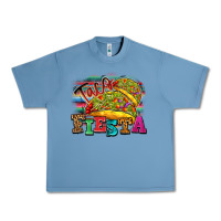 Pebble Blue Taco Fiesta Urban Heavy Tee - texasbilliewilder