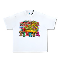 White Taco Fiesta Urban Heavy Tee - texasbilliewilder