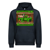 Navy st Patricks farm animals truck Urban Hoodie - Jasminsmagicworld