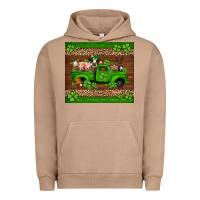 Pigment Burro st Patricks farm animals truck Urban Hoodie - Jasminsmagicworld