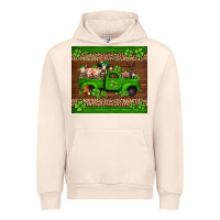 Sandshell st Patricks farm animals truck Urban Hoodie - Jasminsmagicworld
