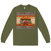 Army Green firefighter dad Long Sleeve Tee - HRA Design Shop