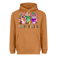 Meerkat Happy Easter coffee cups with Bunny Heavyweight Hoodie - NancyCooperArtShop