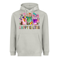Moon Dust Happy Easter coffee cups with Bunny Heavyweight Hoodie - NancyCooperArtShop