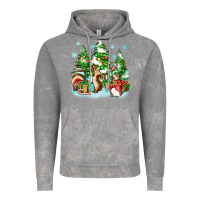 Cloud Rock christmas rabbits Vintage Hoodie - Zillion Design Studio