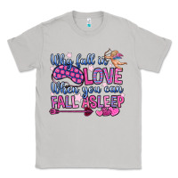 Moon Dust why fall in love when you can fall asleep Classic Tee - OliviaCreatesArt