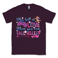 Plum why fall in love when you can fall asleep Classic Tee - OliviaCreatesArt