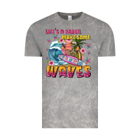 Cloud Rock lifes a beach make some waves Vintage Tee - texasbilliewilder
