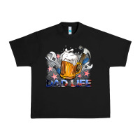 Black dad life beer and tools Urban Heavy Tee - BarkalooDesign