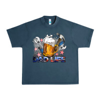 Midnight Navy dad life beer and tools Urban Heavy Tee - BarkalooDesign