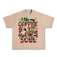 Burro i like my coffee black like my soul Urban Heavy Tee - Zillion Design Studio