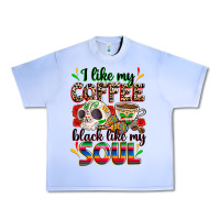 Grape Ice i like my coffee black like my soul Urban Heavy Tee - Zillion Design Studio