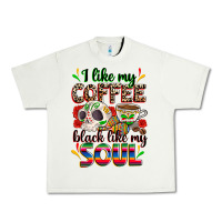 Pistachio i like my coffee black like my soul Urban Heavy Tee - Zillion Design Studio