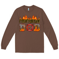 Chestnut firefighter dad Long Sleeve Tee - HRA Design Shop