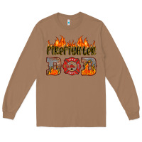 Toasted Coconut firefighter dad Long Sleeve Tee - HRA Design Shop