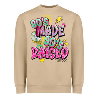 Mushroom 80s made 90s raised Heavyweight Sweatshirt - texasbilliewilder