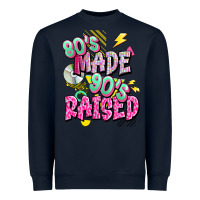 Navy 80s made 90s raised Heavyweight Sweatshirt - texasbilliewilder