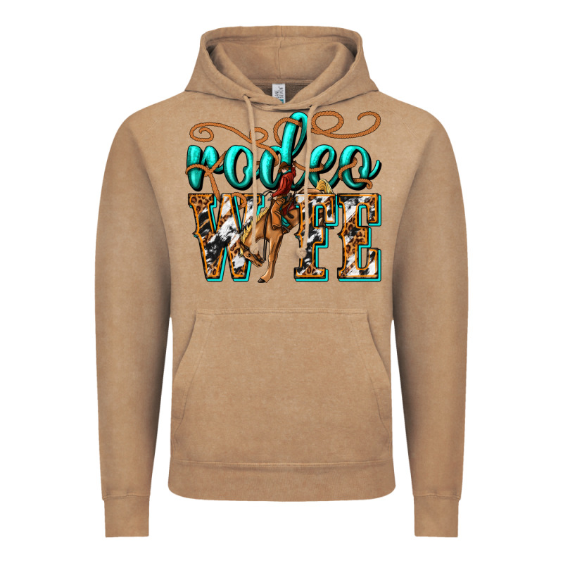 Rodeo Wife Western Vintage Hoodie by texasbilliewilder | Teevron
