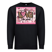 Black love like jesus Premium Sweatshirt - MaliasSmallBusiness