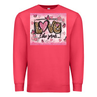 Cardinal love like jesus Premium Sweatshirt - MaliasSmallBusiness