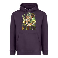 Plum Egg hunter Heavyweight Hoodie - NancyCooperArtShop
