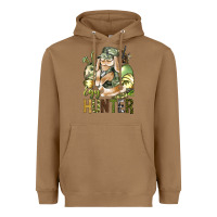 Toasted Coconut Egg hunter Heavyweight Hoodie - NancyCooperArtShop