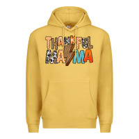 Antique Gold Thankful Mama Premium Hoodie - MaliasSmallBusiness