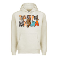 Oatmeal Heather Thankful Mama Premium Hoodie - MaliasSmallBusiness