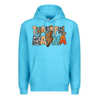 Ocean Blue Thankful Mama Premium Hoodie - MaliasSmallBusiness