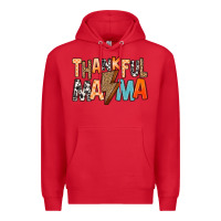 Red Thankful Mama Premium Hoodie - MaliasSmallBusiness