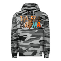 Slate Camo Thankful Mama Premium Hoodie - MaliasSmallBusiness