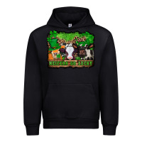 Black st patricks cows heifers go lucky Urban Hoodie - Jasminsmagicworld