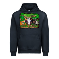 Navy st patricks cows heifers go lucky Urban Hoodie - Jasminsmagicworld