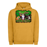Pigment Peanut Butter st patricks cows heifers go lucky Urban Hoodie - Jasminsmagicworld