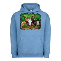 Pigment Pebble Blue st patricks cows heifers go lucky Urban Hoodie - Jasminsmagicworld