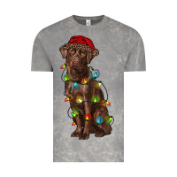 Cloud Rock Christmas labrador retriever Vintage Tee - RanaPortraitStore