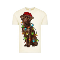 Vintage Arctic Christmas labrador retriever Vintage Tee - RanaPortraitStore