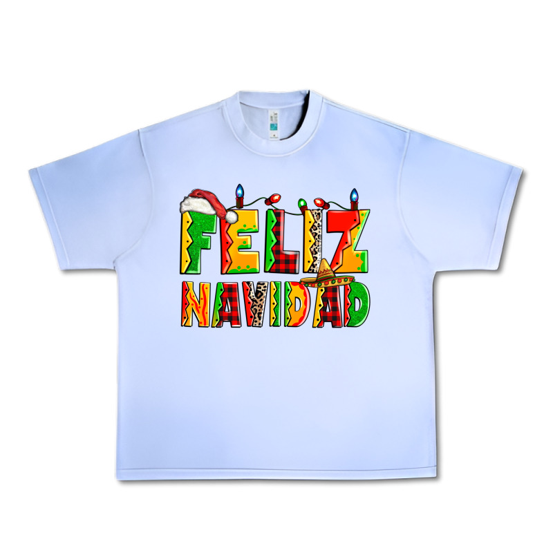 Feliz Navidad Urban Heavy Tee by Zillion Design Studio | Teevron