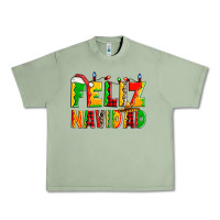 Oil Green feliz navidad Urban Heavy Tee - Zillion Design Studio
