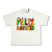 Pistachio feliz navidad Urban Heavy Tee - Zillion Design Studio