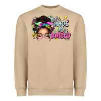 Mushroom 80s made 90s raised messy bun Heavyweight Sweatshirt - texasbilliewilder