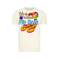 Vintage Arctic life is better in flip flops Vintage Tee - texasbilliewilder