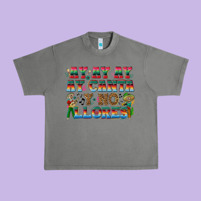 Ay Ay Ay Ay Canta Y No Llores Urban Heavy Tee Designed By Texasbilliewilder