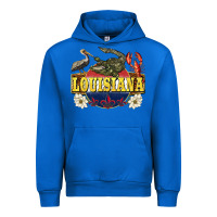 Cobalt louisiana state Urban Hoodie - BarkalooDesign