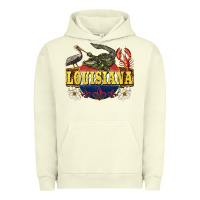 Pigment Pistachio louisiana state Urban Hoodie - BarkalooDesign