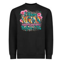 Black i hope karma slaps you in the face before i do Heavyweight Sweatshirt - Zillion Design Studio