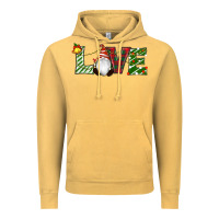 Vintage Mustard Christmas Love Gnome Vintage Hoodie - RanaPortraitStore