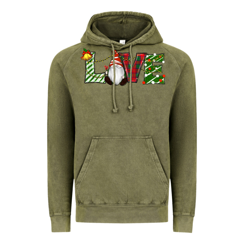 Christmas Love Gnome Vintage Hoodie by RanaPortraitStore | Teevron